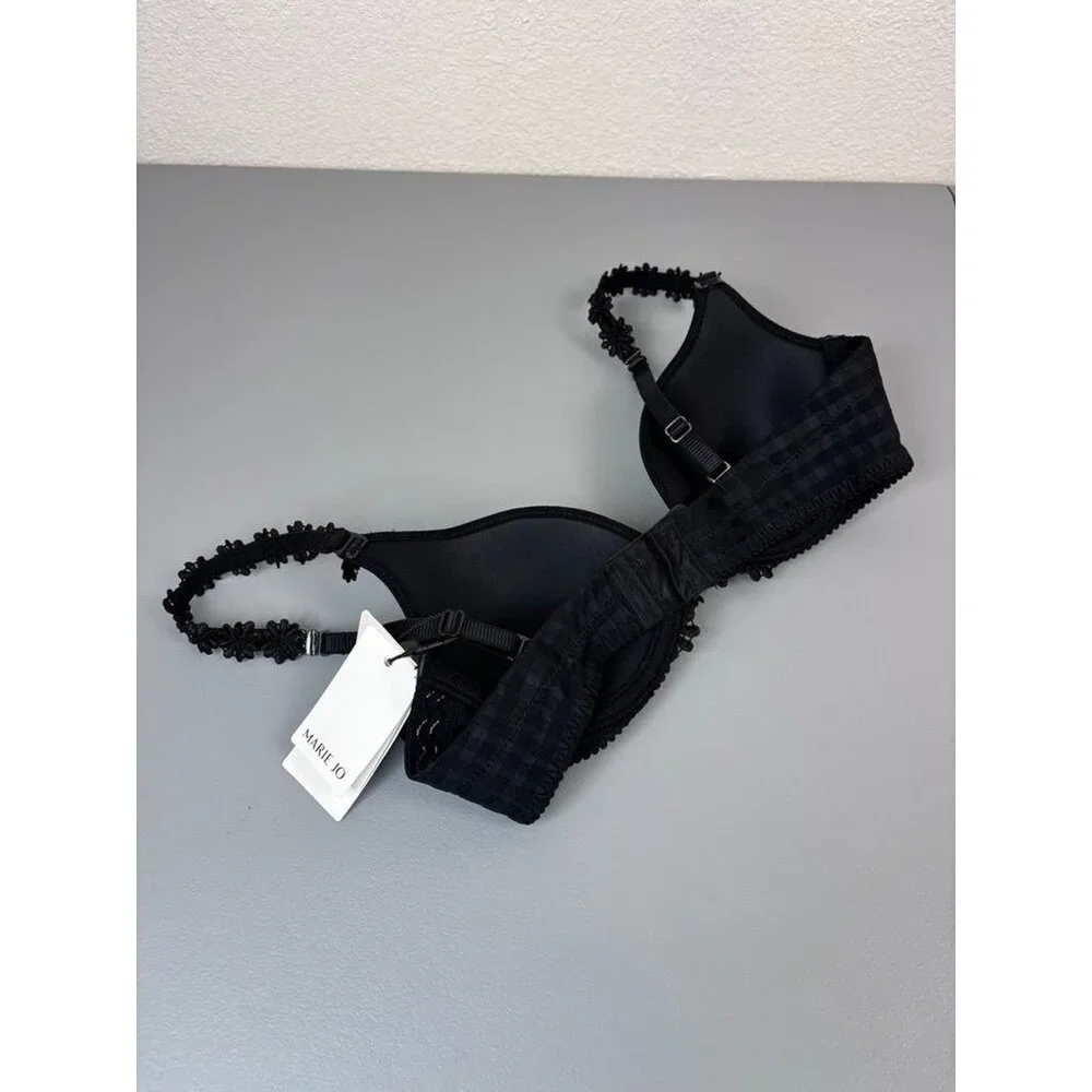 Marie Jo women's 34A black‎ Avero heart shape underwire bra NWT